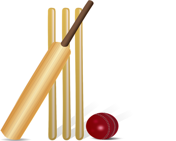Picture of Basic Cricket Tools: A bat, ball, and wickets (Picture Credit: Unsplash)
