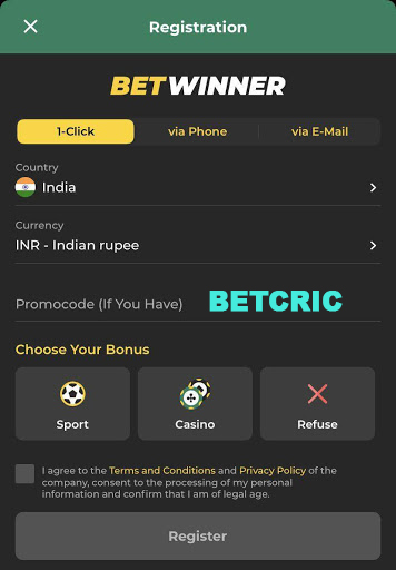promo code for betwinner