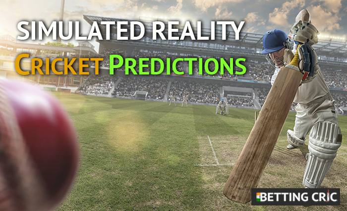 Simulated Reality Cricket Predictions
